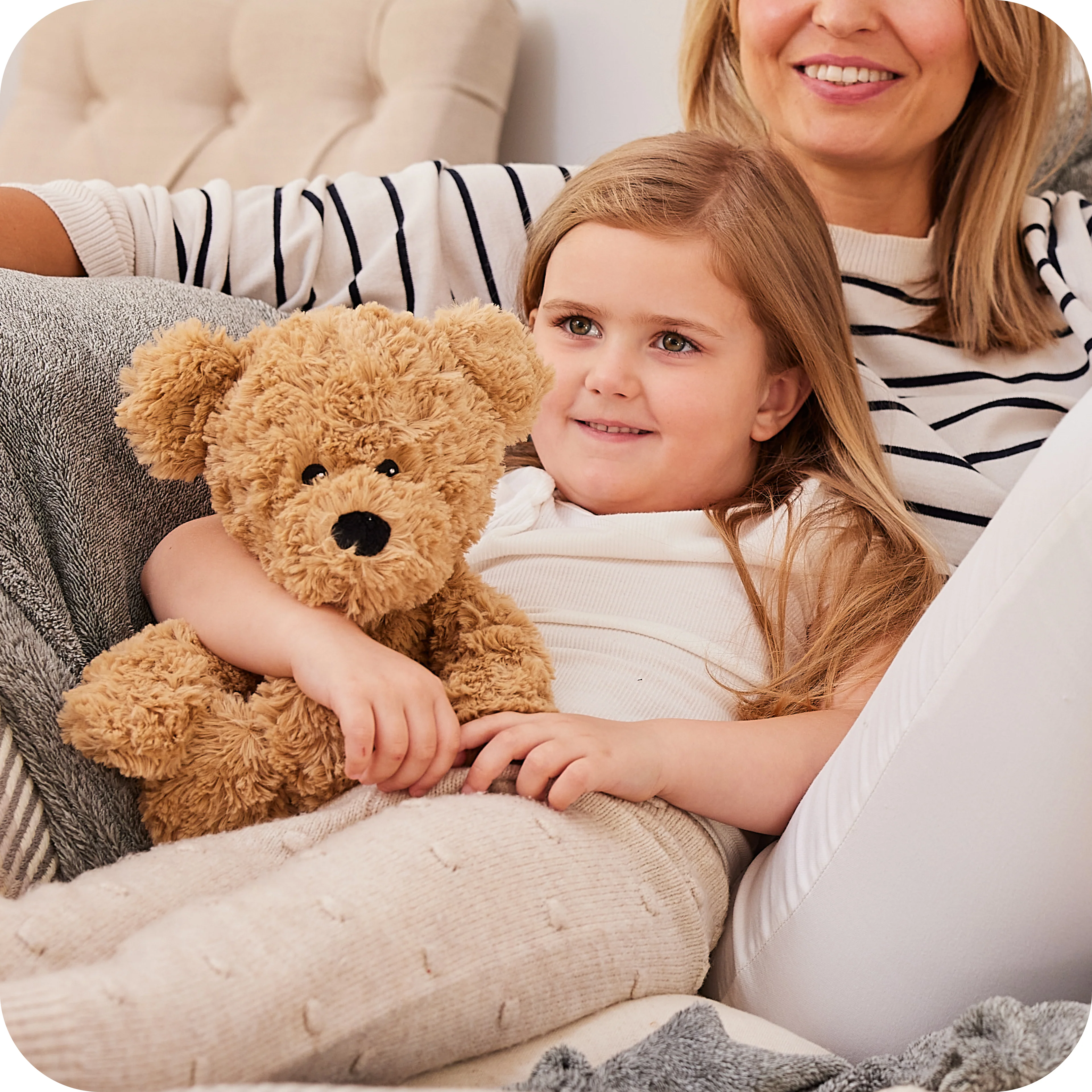 Warmies® Brown Curly Bear - Image 9