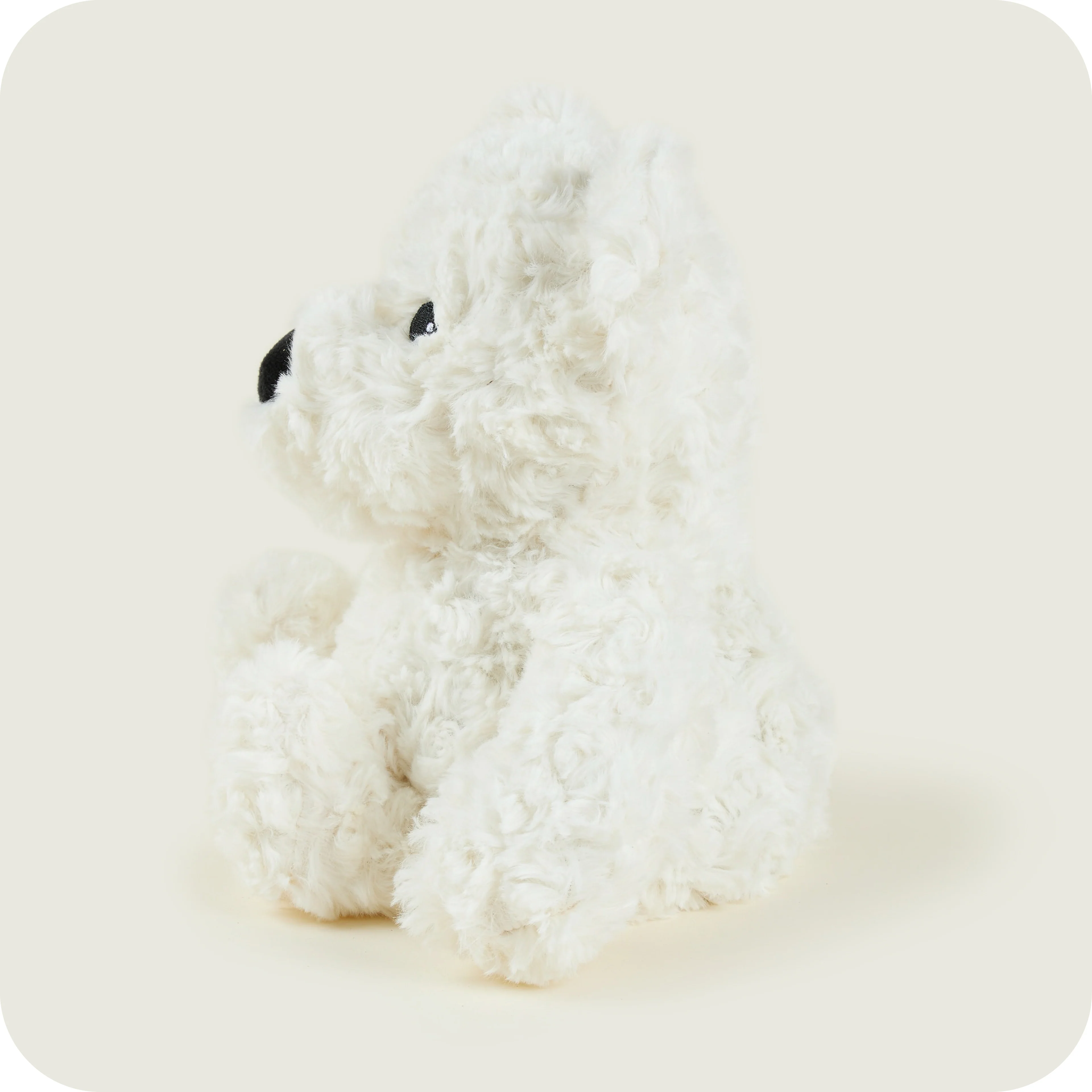 Warmies® Cream Curly Bear - Image 3