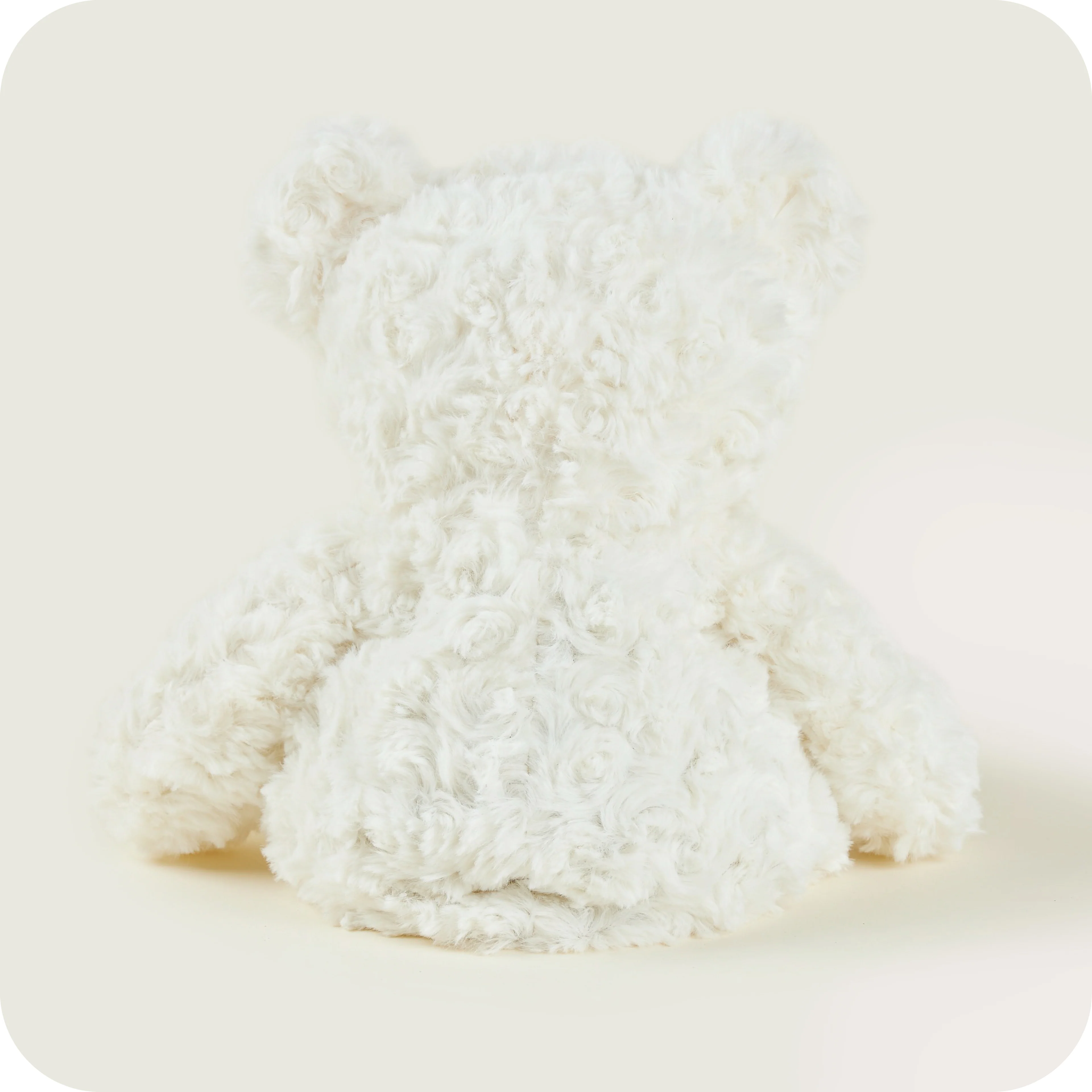 Warmies® Cream Curly Bear - Image 4