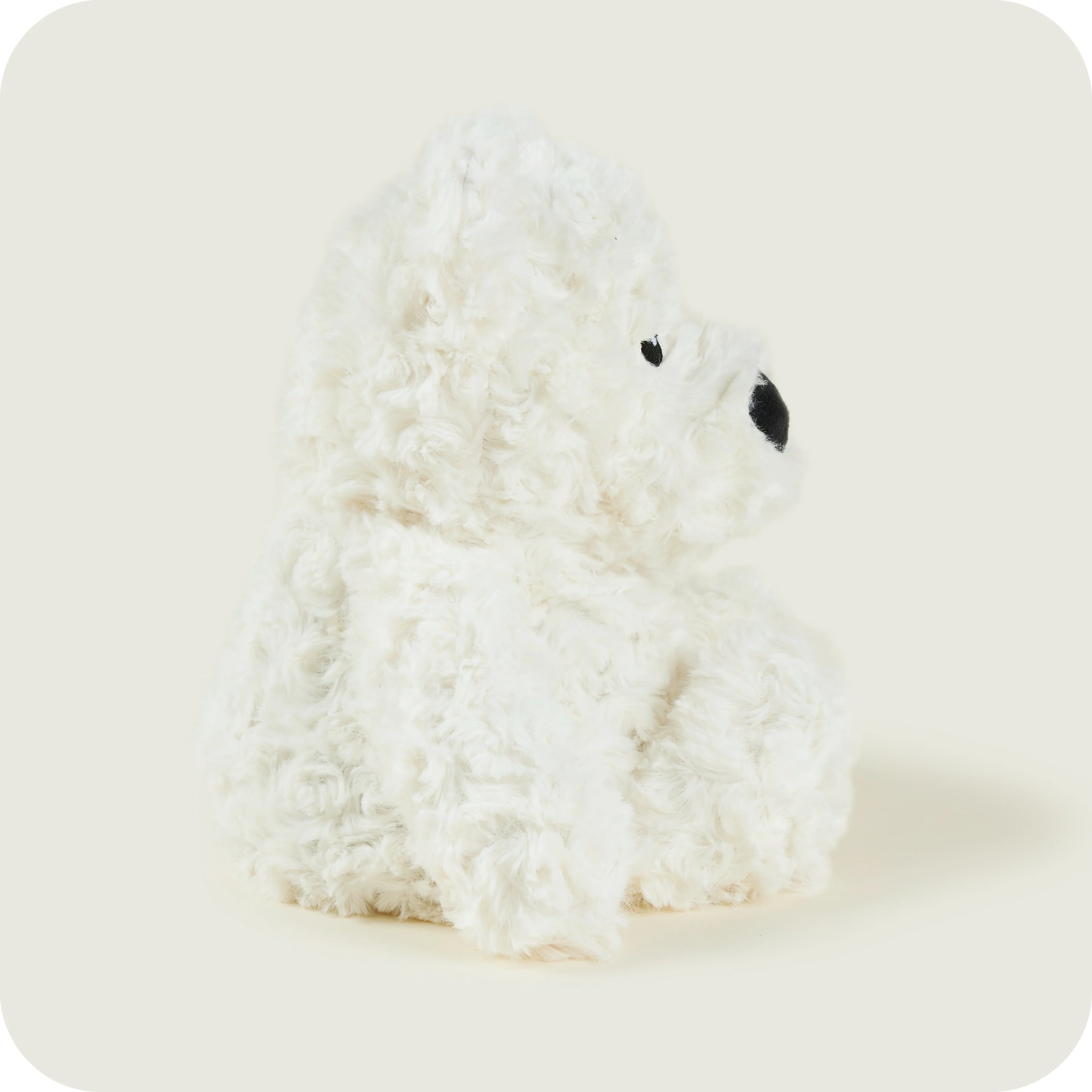 Warmies® Cream Curly Bear - Image 5